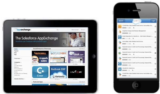 AppExchange looks good on Mobile and Tablets