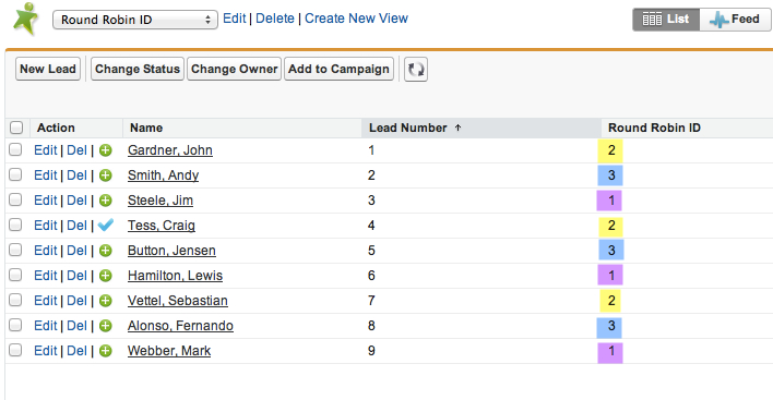 Example Round Robin Working