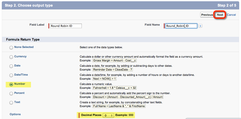 Step 2 MOD Formula