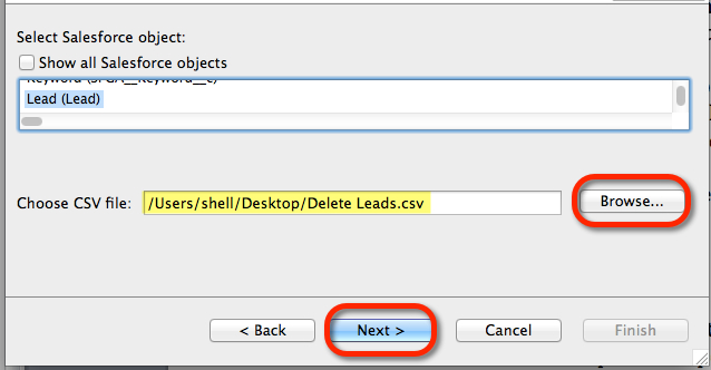 Select Object and Delete File