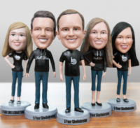 5 staff bobbleheads
