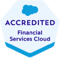 Salesforce Accredited Financial Services Cloud badge