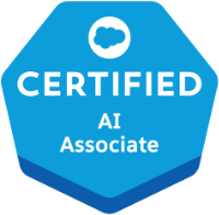 Salesforce badge Certified AI Associate