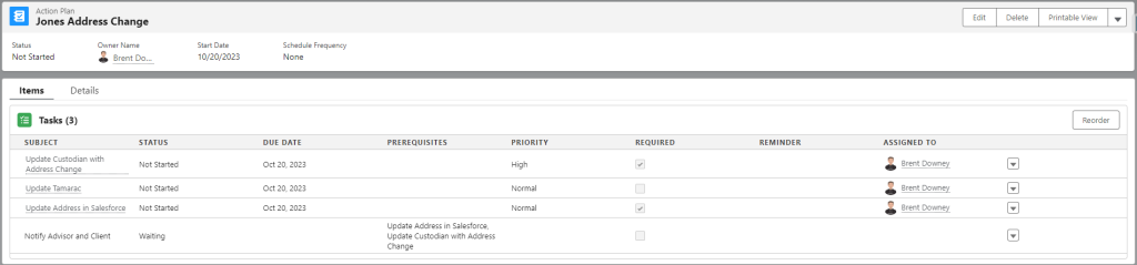 Salesforce Action Plan image