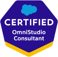 Salesforce badge Certified OmniStudio Consultant