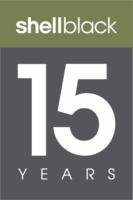 ShellBlack 15 Year logo
