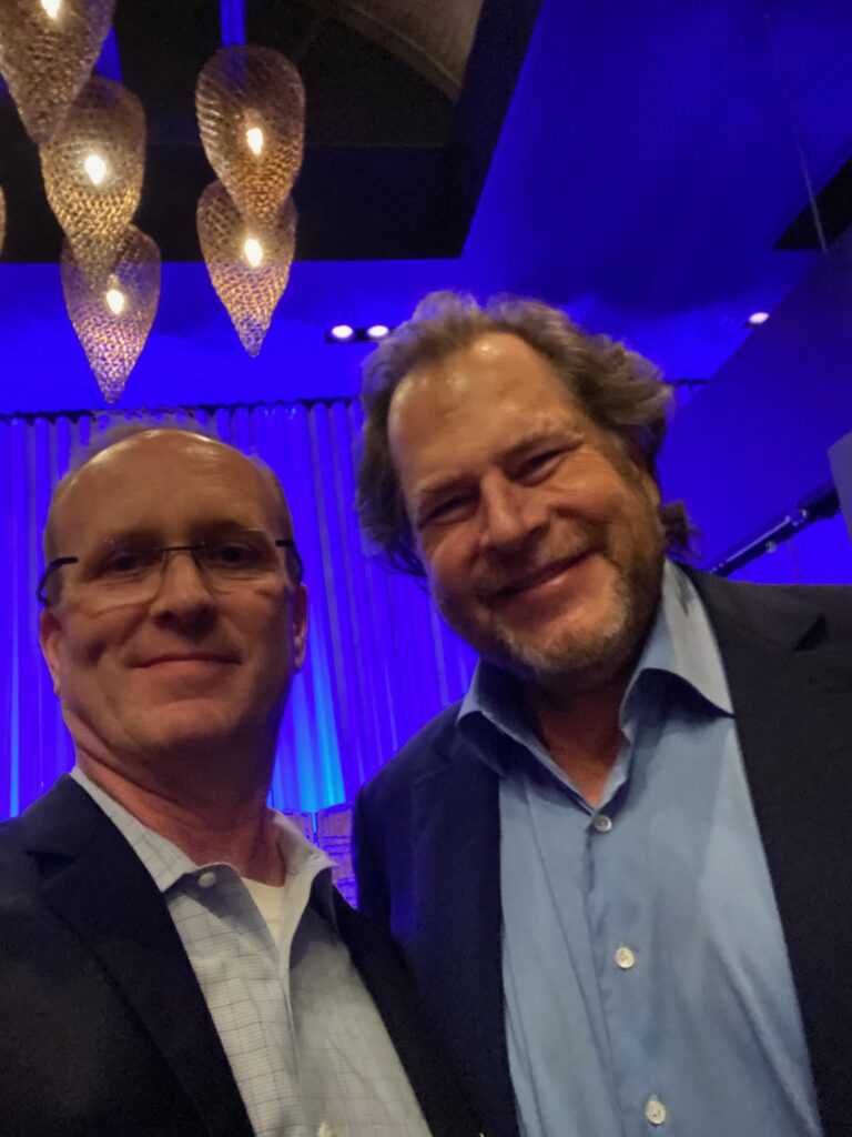 picture of Shell Black and Marc Benioff